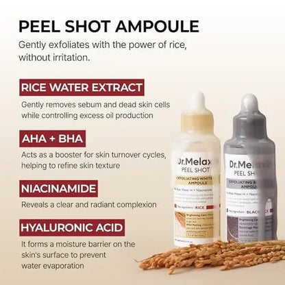 Dr Melaxin Peel Shot visbiome